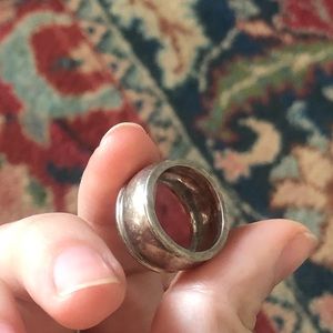 vintage solid silver ring